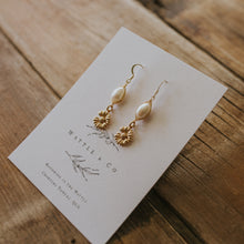 Load image into Gallery viewer, Statement Earring &#39;whispers in white&#39;