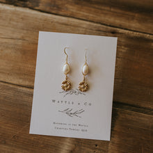 Load image into Gallery viewer, Statement Earring &#39;whispers in white&#39;